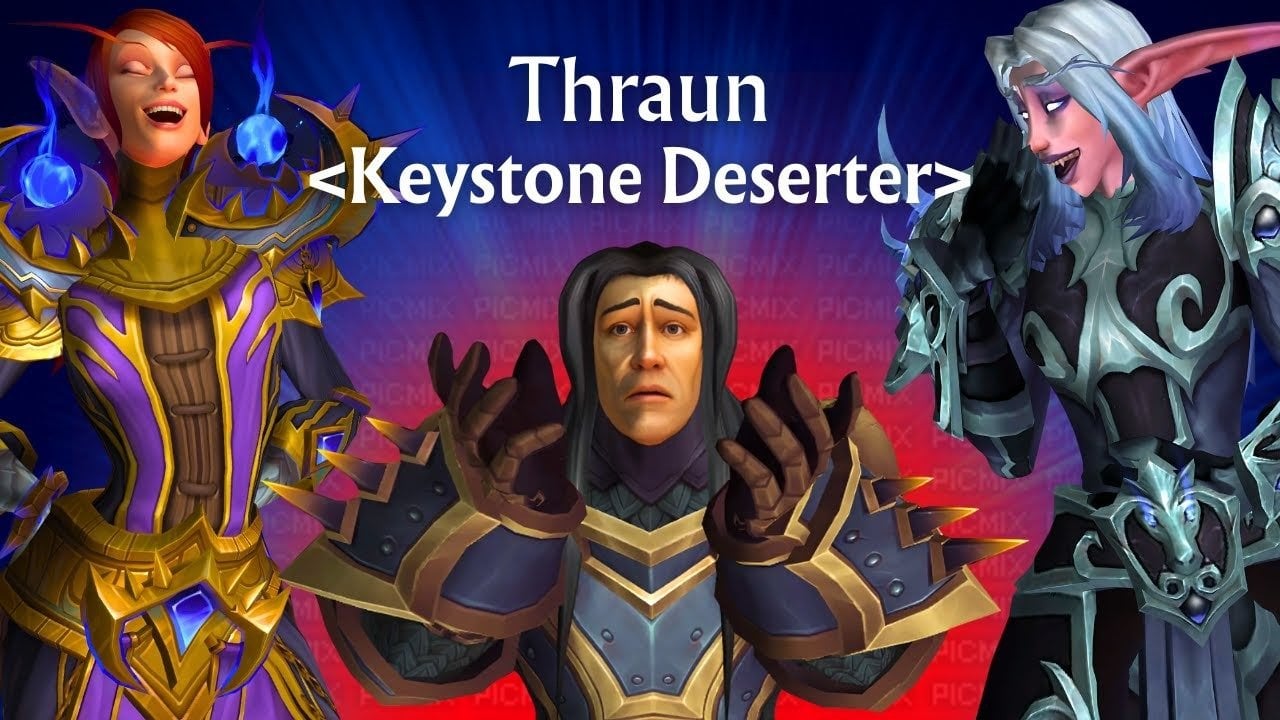 Keystone deserter in WoW Mythic Plus.