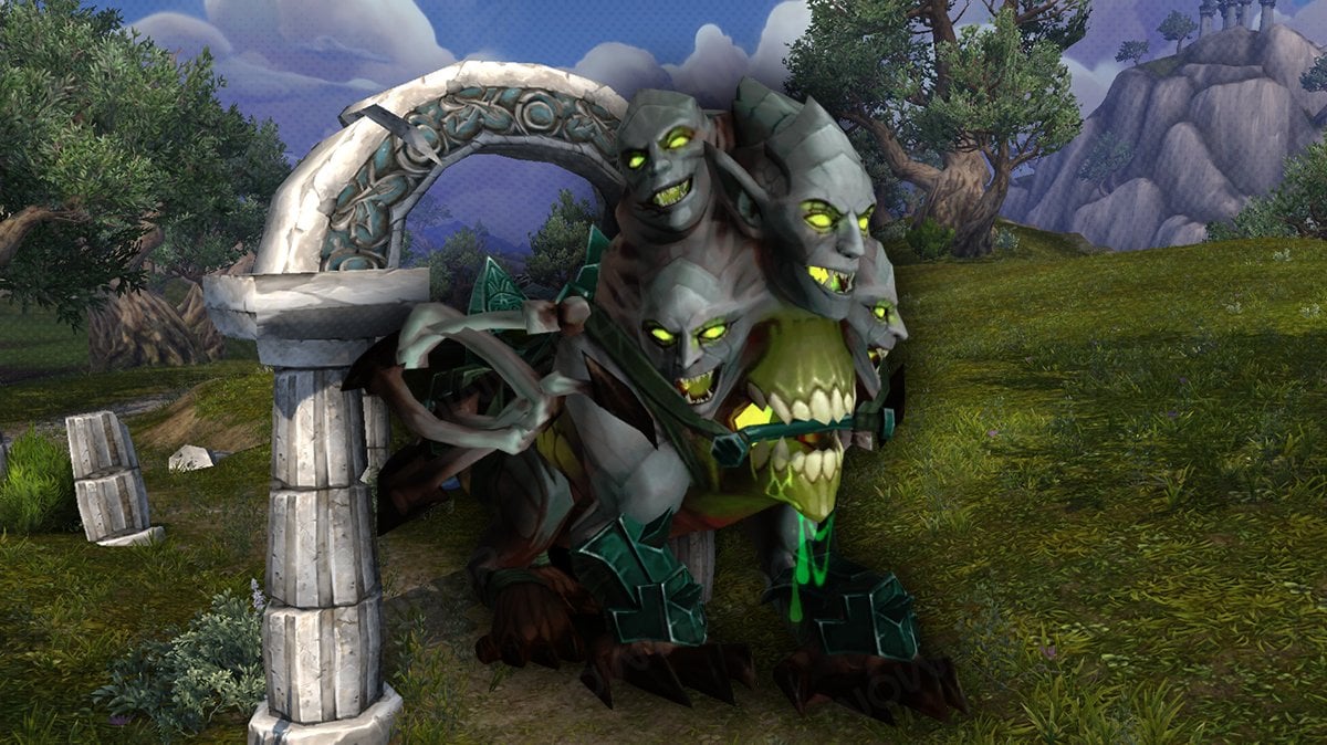 Legion Remix rewards mounts Ghastly Ur'zul mount banner image.