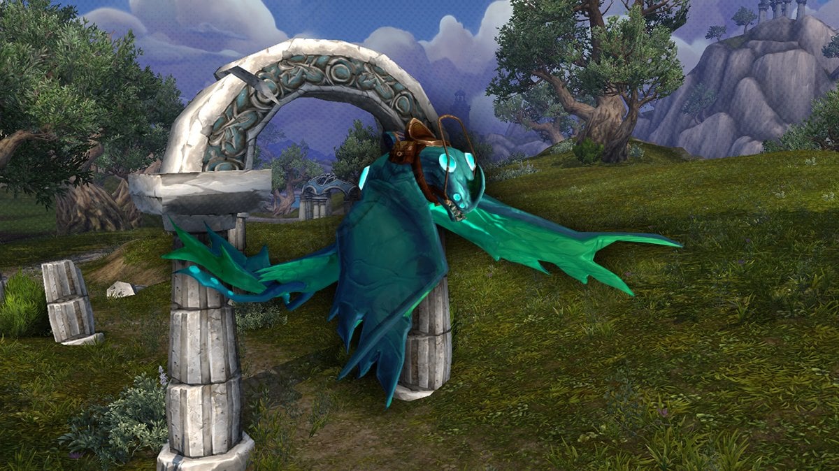 Legion Remix rewards mounts Luminous Mana Ray banner image.