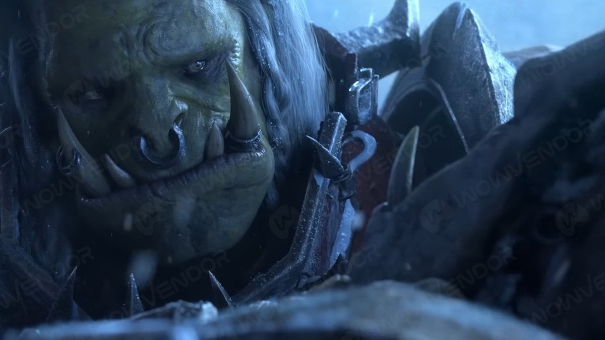 Varok Saurfang grieving his son.