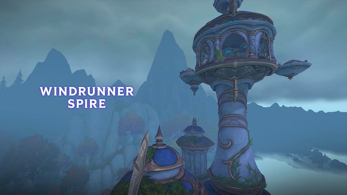 Windrunner Spire the new dungeon in WoW Midnight.