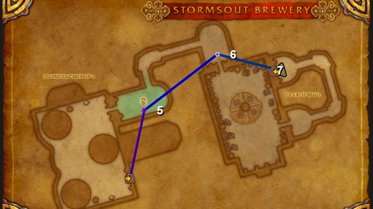 Stormstout Brewery route for Challenge Mode in Pandaria Classic