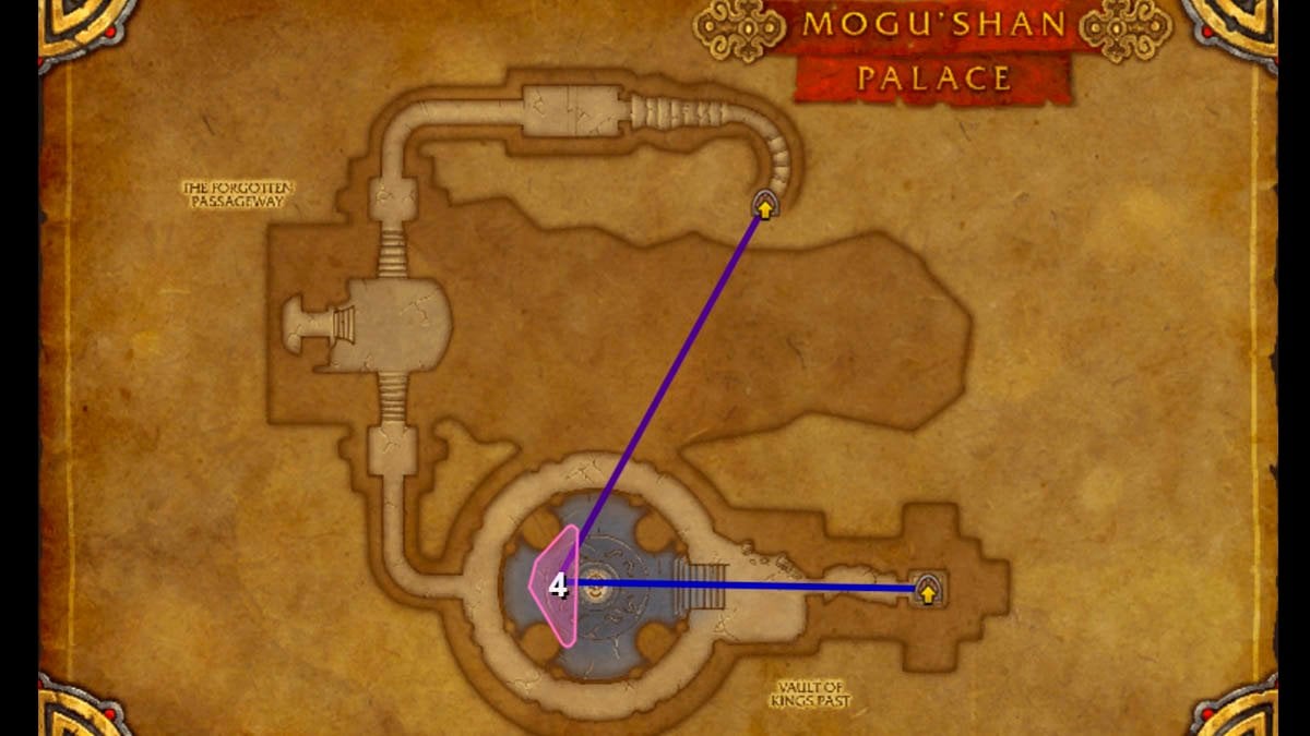 Mogu'shan Palace route for Challenge Mode in Pandaria Classic