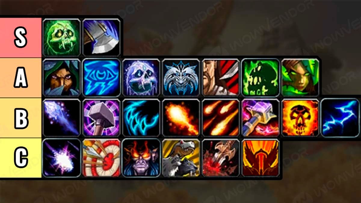 Pandaria Classic DPS tier list Phase 1. 