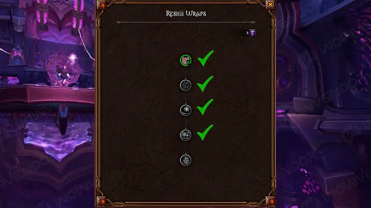 Reshii Wraps maximum progress this week August 19-26