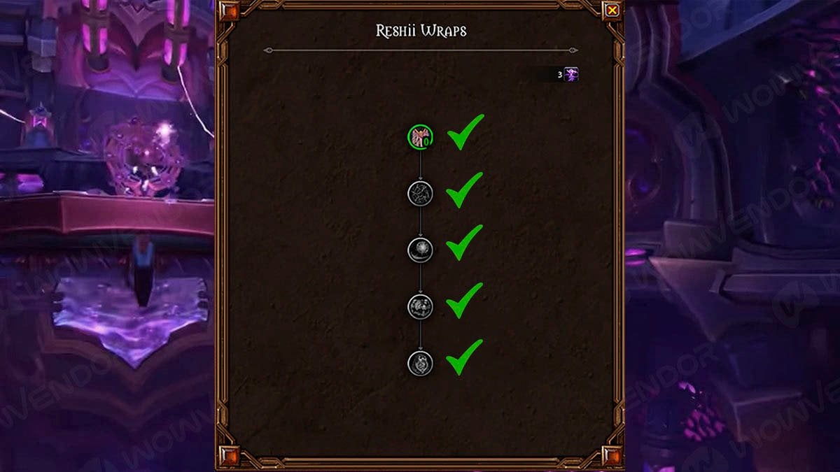 Reshii Wraps maximum progress this week August 26 - September 2