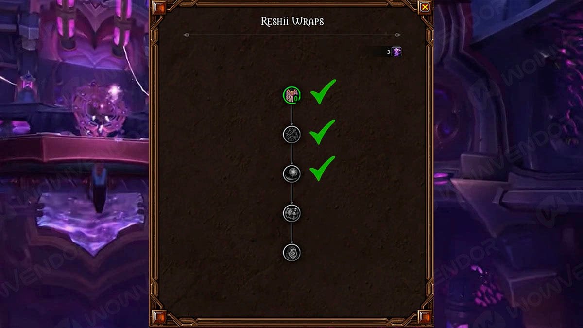 Reshii Wraps maximum progress this week August 12-19.