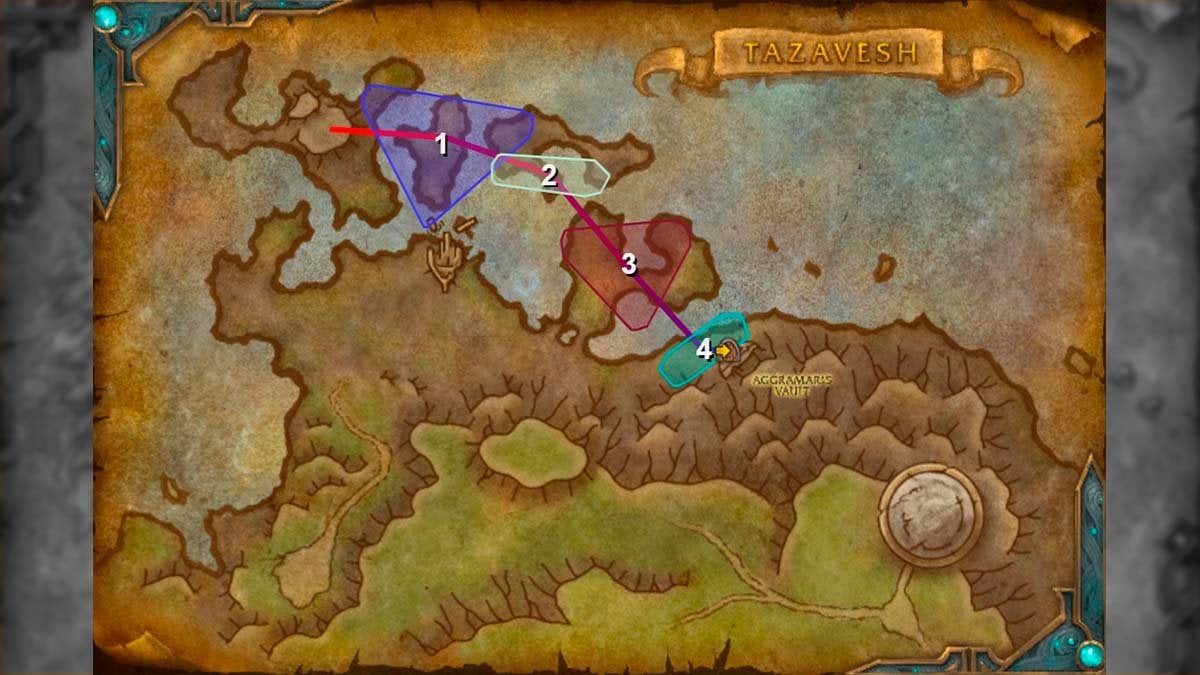 Tazavesh So’leah’s Gambit M+ route War Within Season 3.