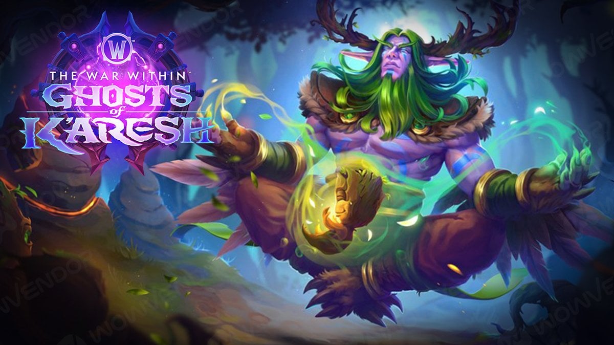 The War Within Patch 11.2 Restoration Druid BiS list showcase.