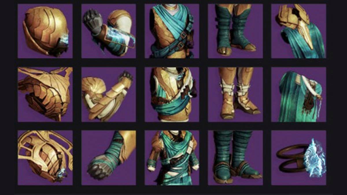 Desert Perpetual Epic armor set pieces.