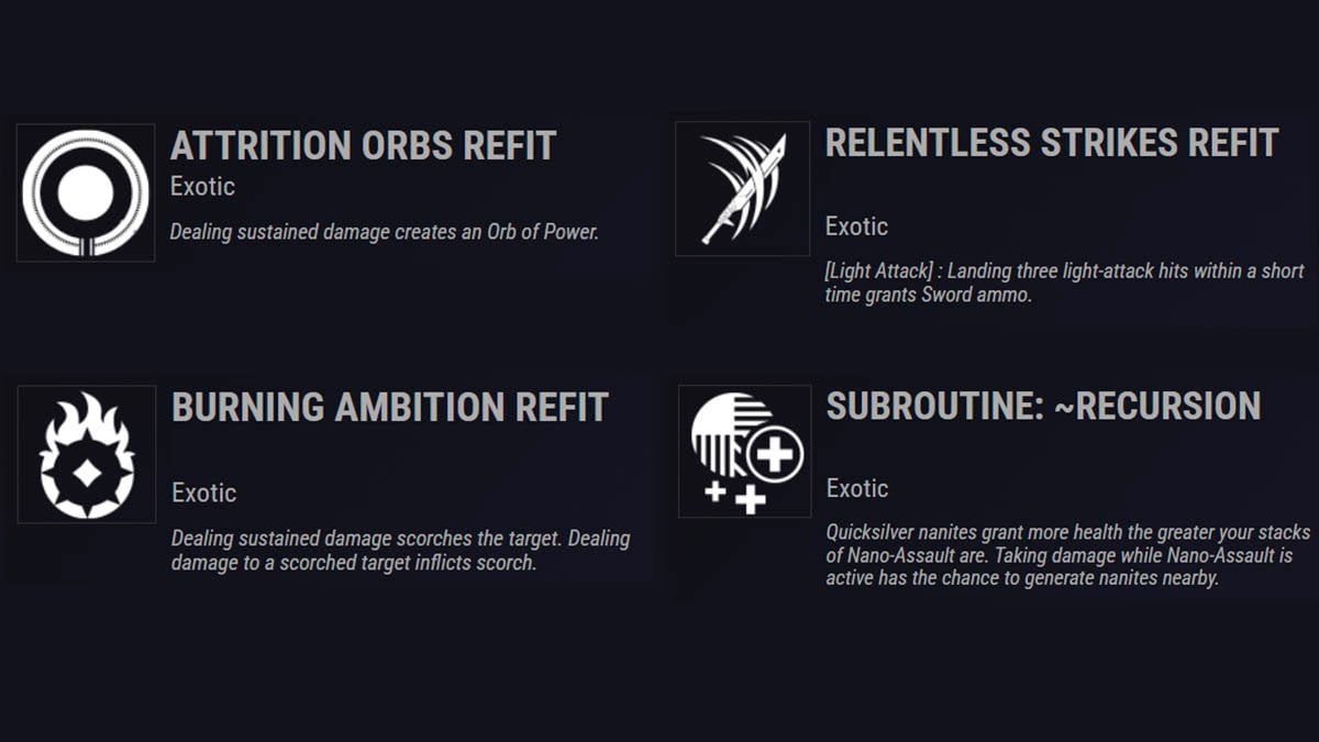 Destiny 2 Wolfsbane 5 column slot