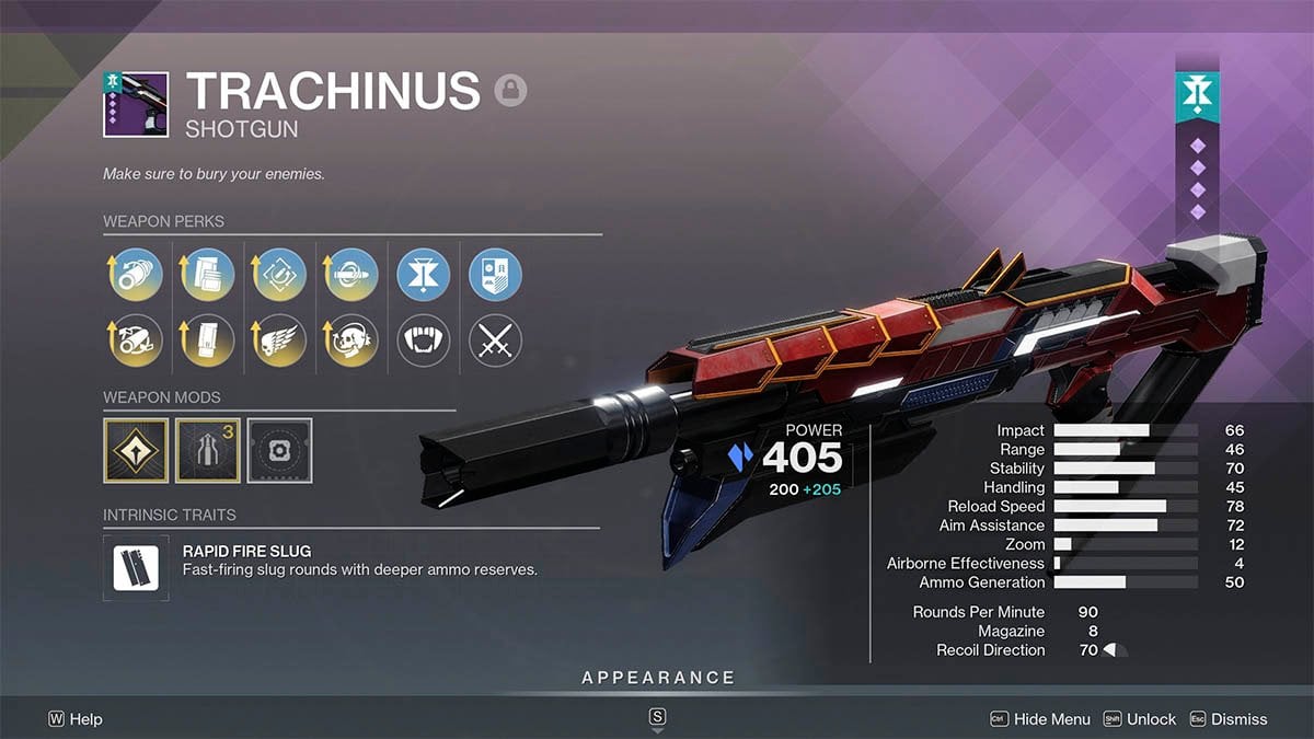 Trachinus in Destiny 2.