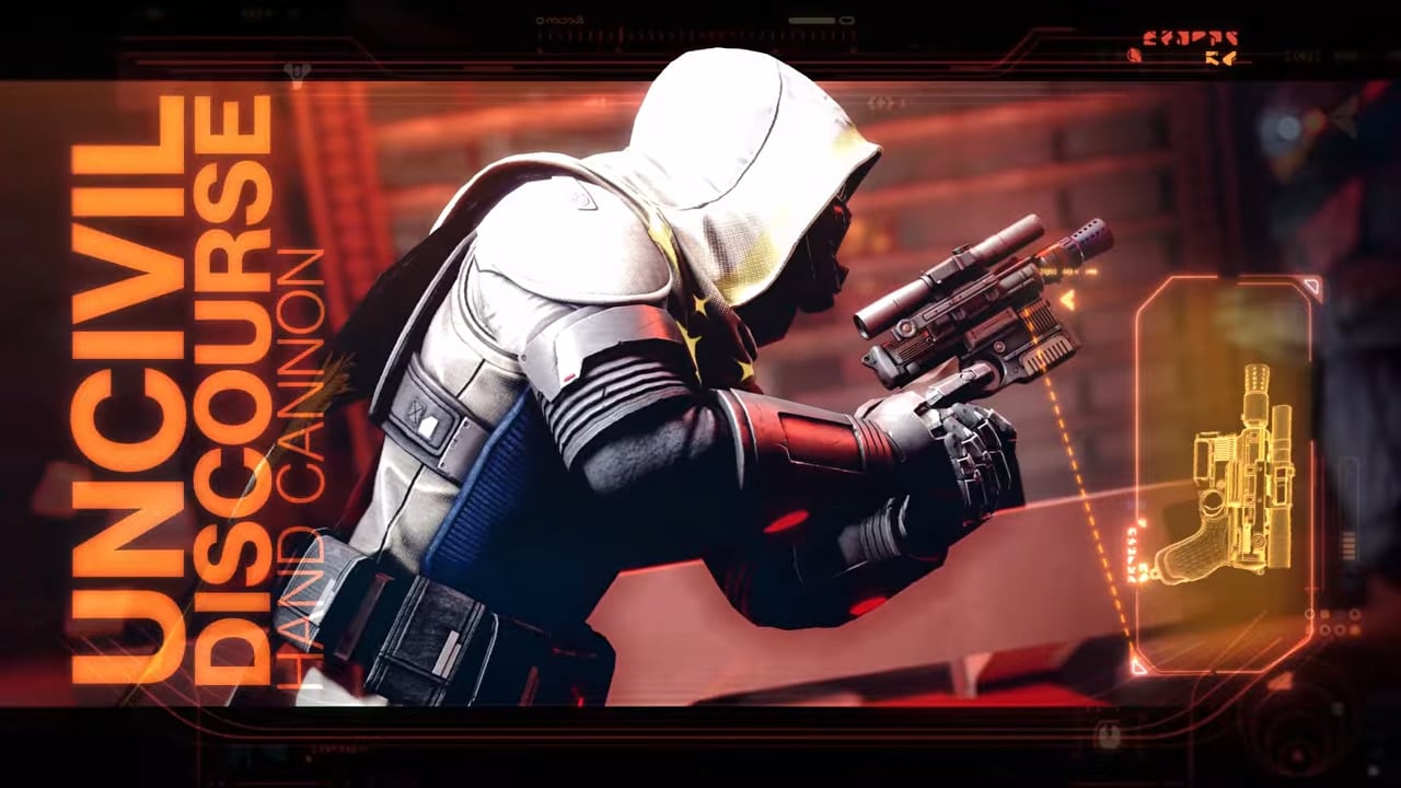 Destiny 2 Renegades: Uncivil Discourse weapon preview image