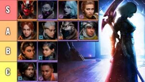Destiny Rising tier list Season of Daybreak.