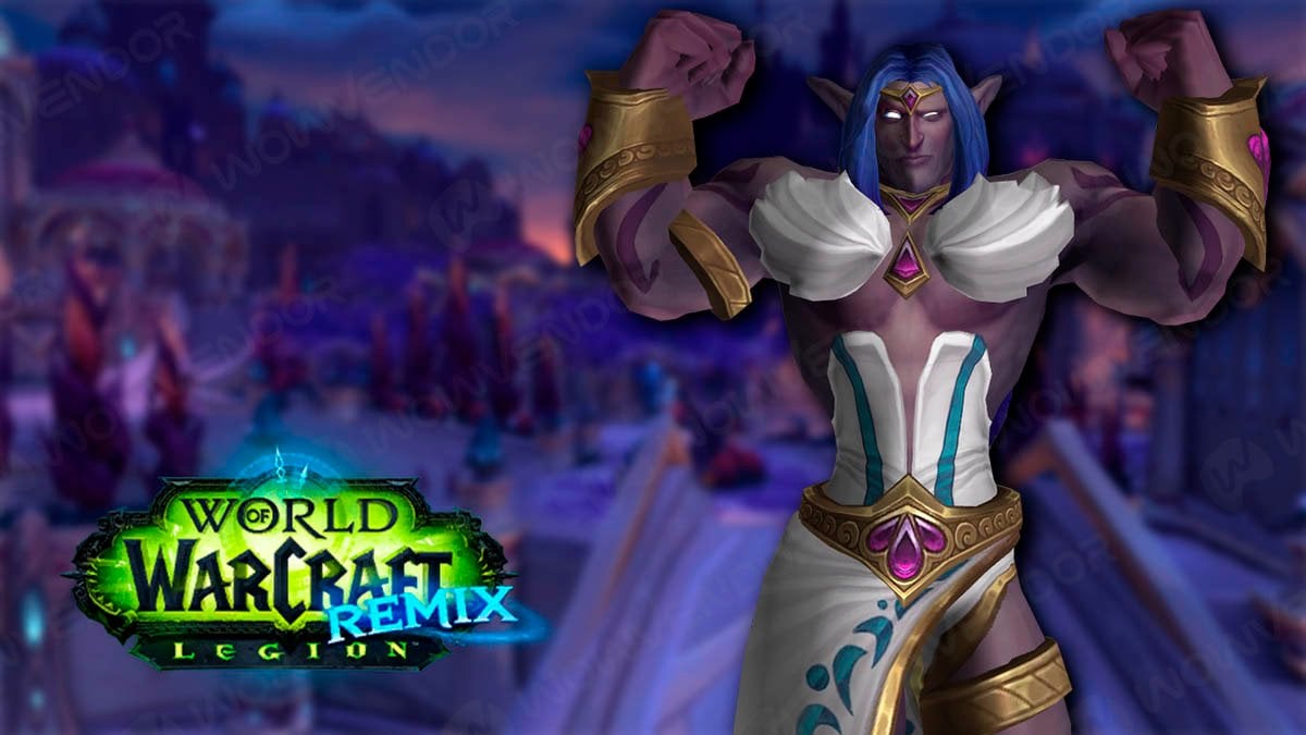 Kaldorei Queen's set on male body type Legion Remix.