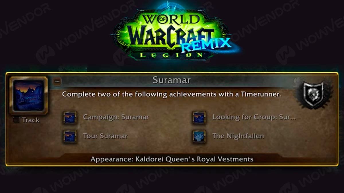 How to complete Suramar achievement fast in Legion Remix.