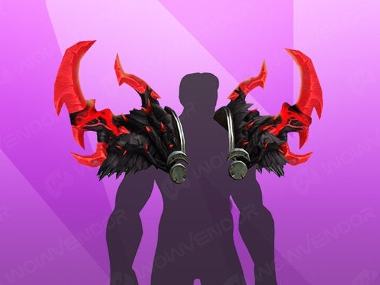 The First Satyr's Spaulders extremely rare leather shoulders transmog