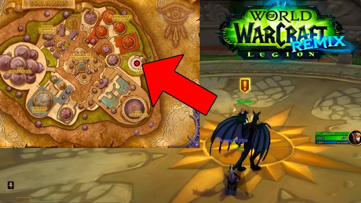 Legion Remix Artifact quest skip in Dalaran.