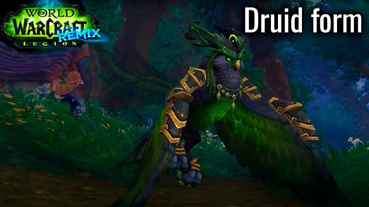 Legion Remix class mount Druid form.