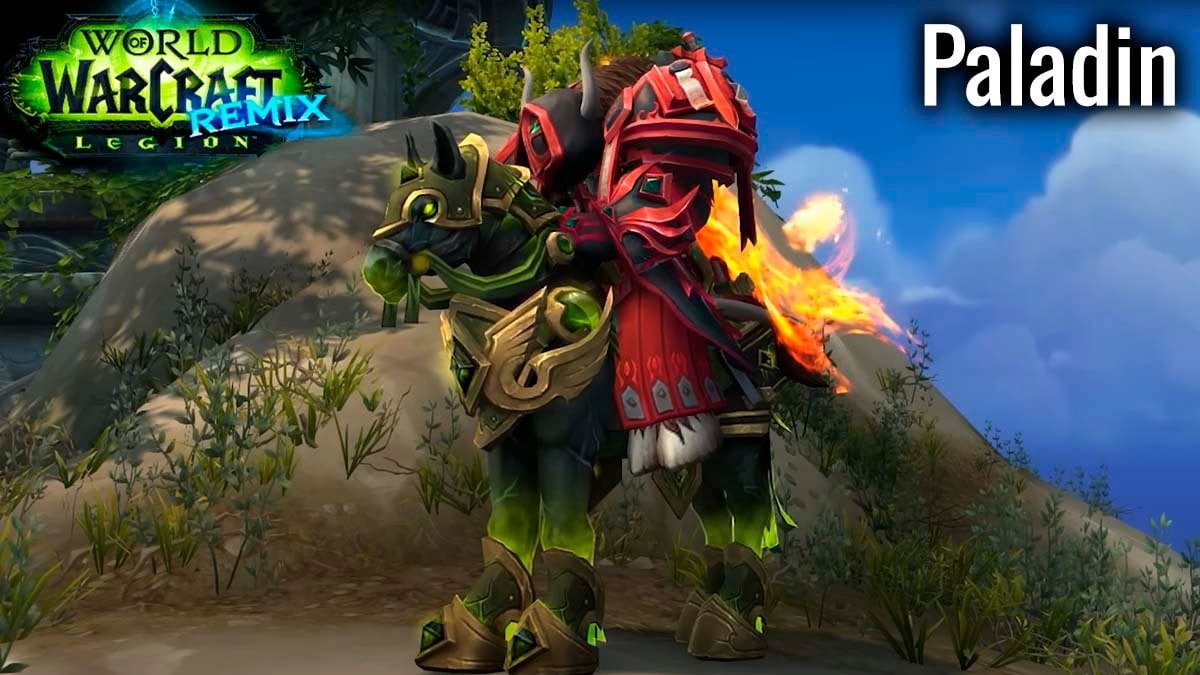 Legion Remix Paladin class mount.