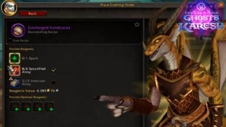 WOW MIDNIGHT CRAFTED GEAR GUIDE intelligence overview