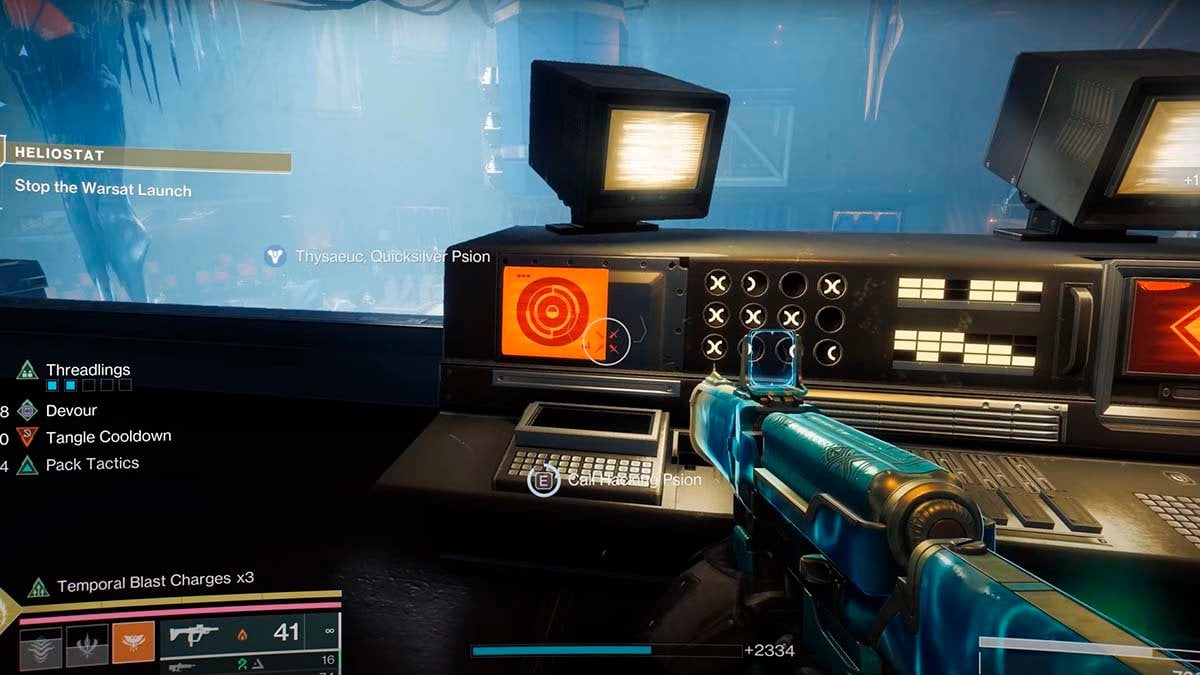 Heliostat final boss battle for Wolfsbane Exotic.