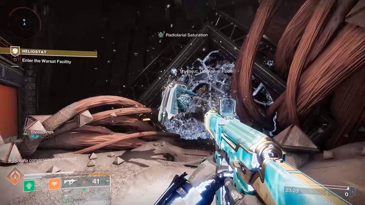 Radiolarian Fusion buff in Heliostat Exotic mission.