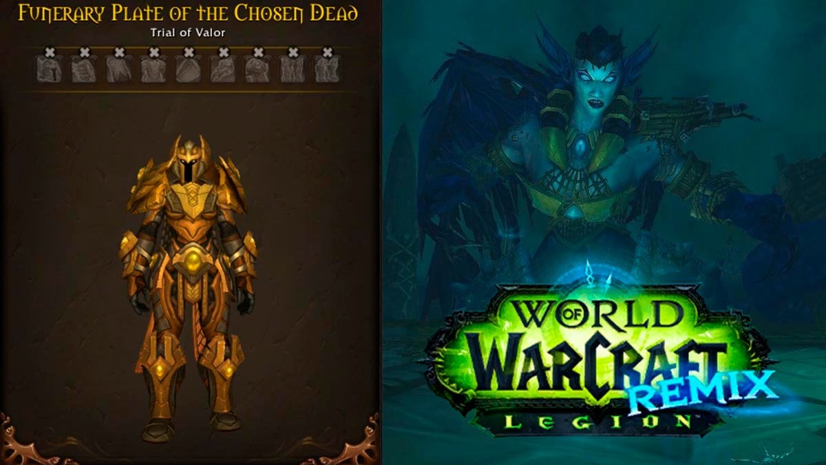Legion Remix Chosen Dead transmog set.