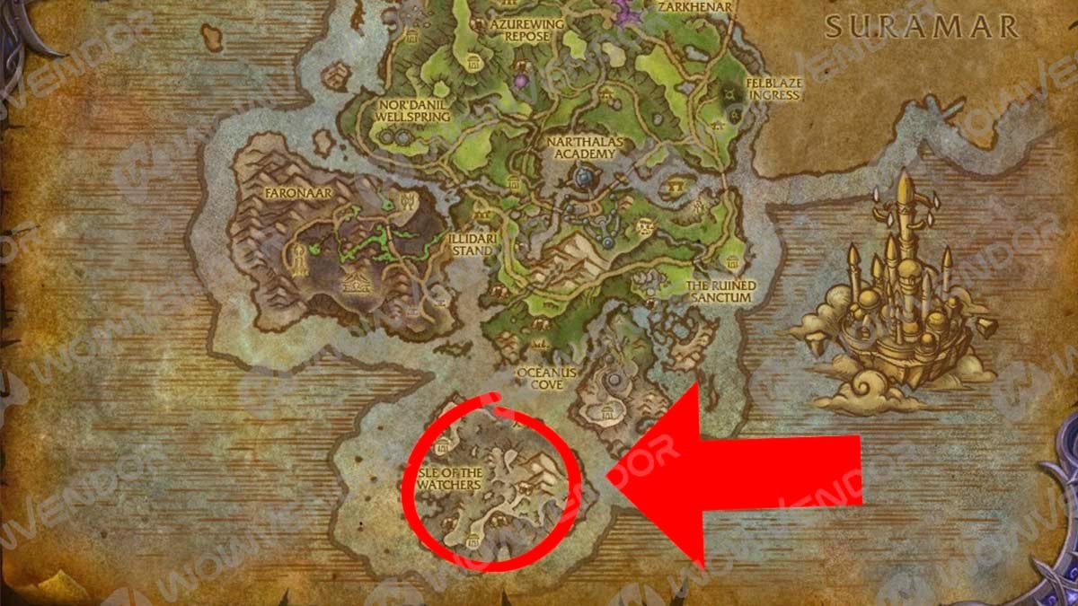 Infinite Power Farm spot Legion Remix open world.