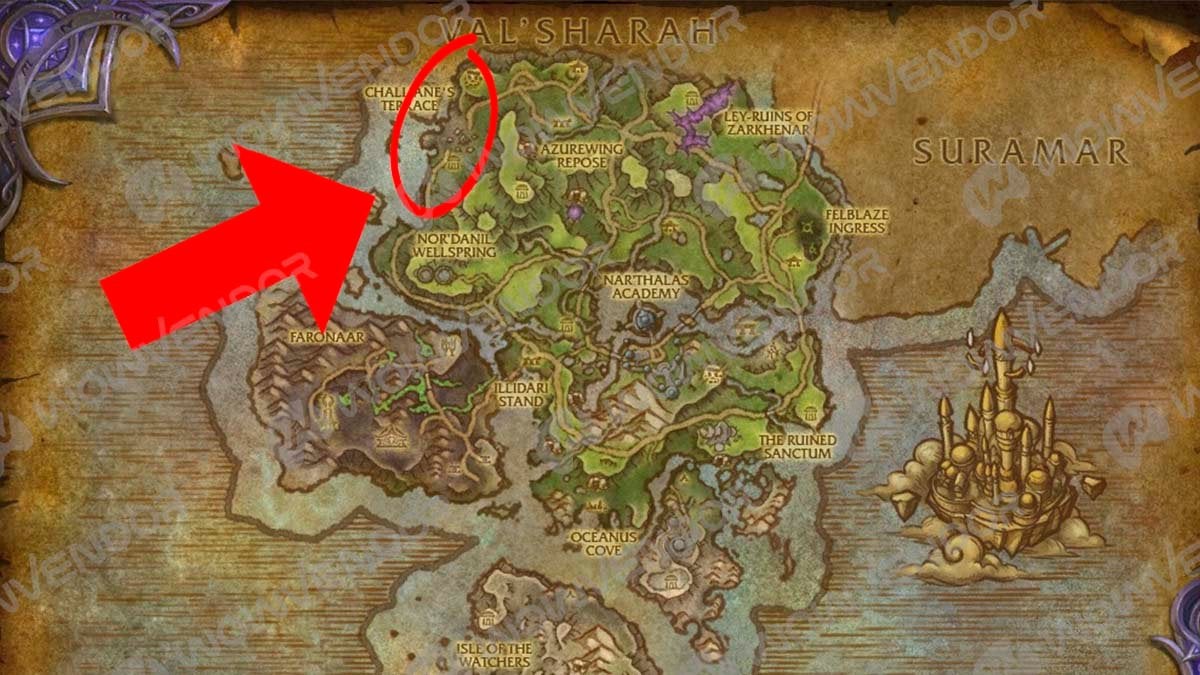 Infinite Power Farm spot Legion Remix Heroic World Tier.