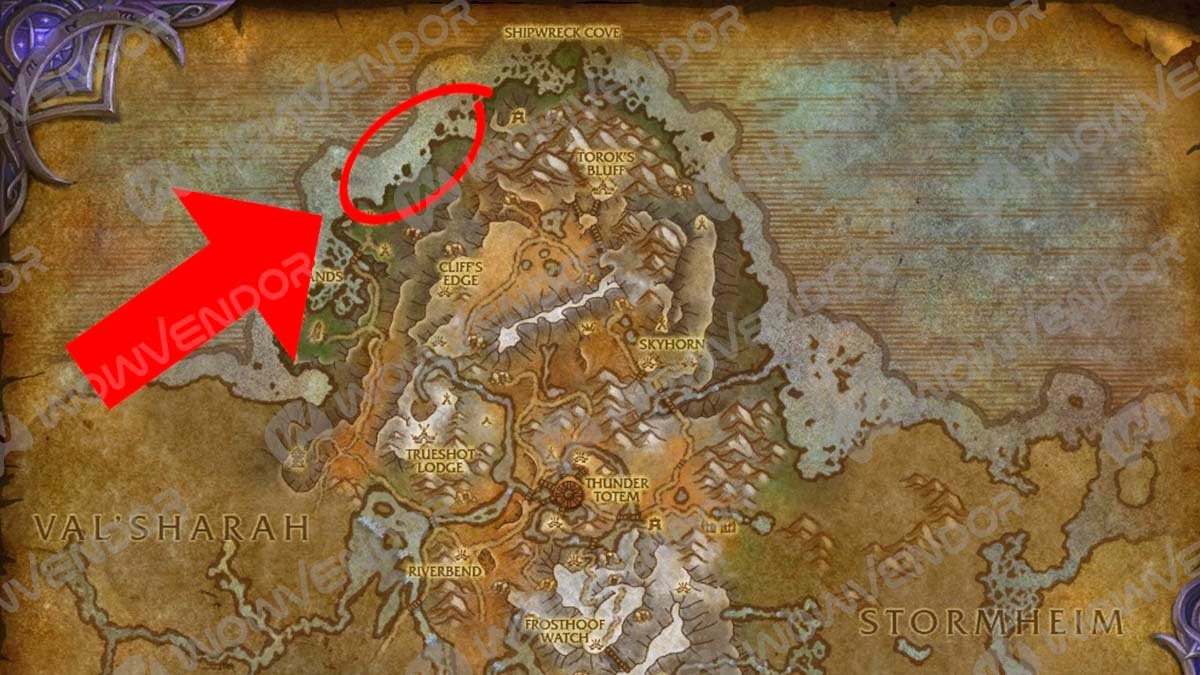 Infinite Power Farm spot Legion Remix location.