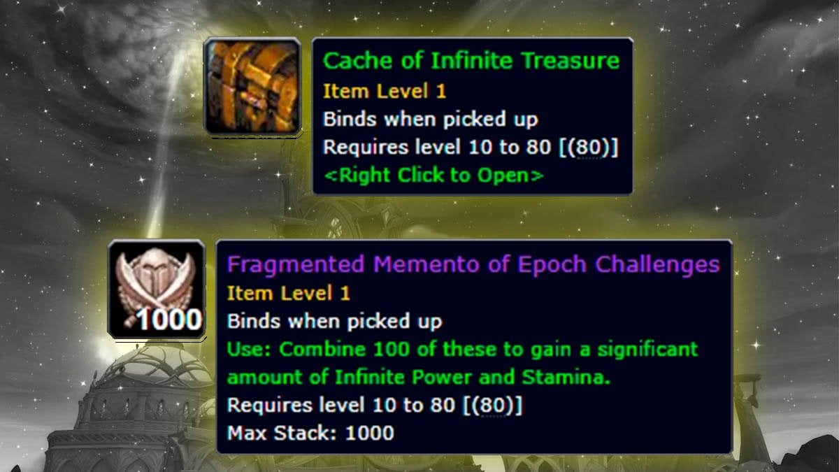Infinite Power sources in Legion Remix.