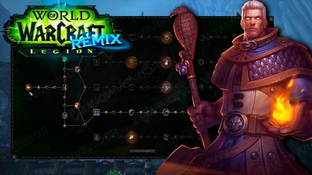 Legion Remix Mage Artifact talents.