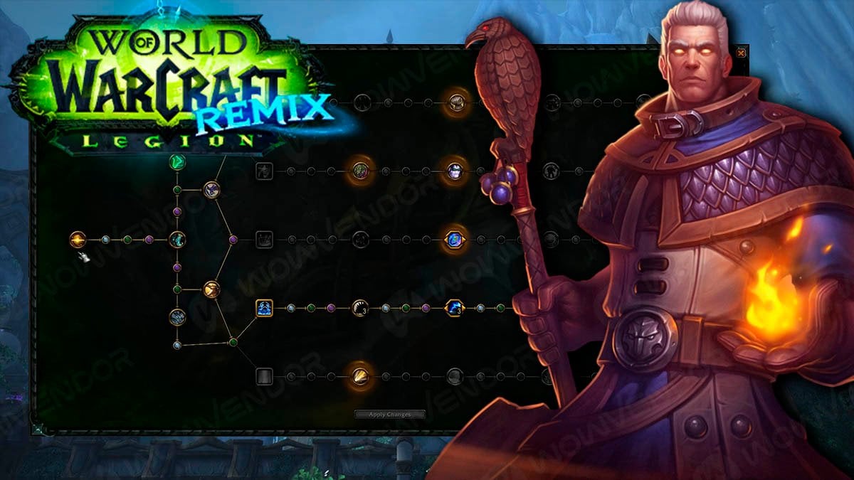 Legion Remix Mage Artifact talents.