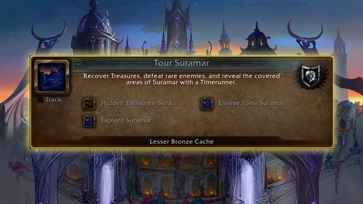 Tour Suramar achievements Legion Remix.