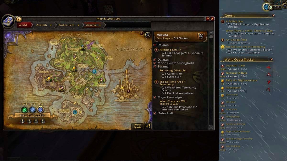 World Quest Tracker addon Legion Remix