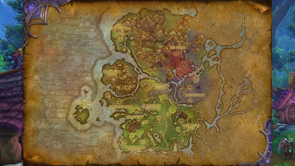 Fast Tour Val'sharah achievement guide for Legion Remix