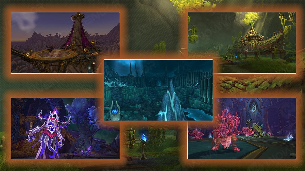 Midnight Season 1 dungeon rotation featuring all its Mythic+ dungeons.