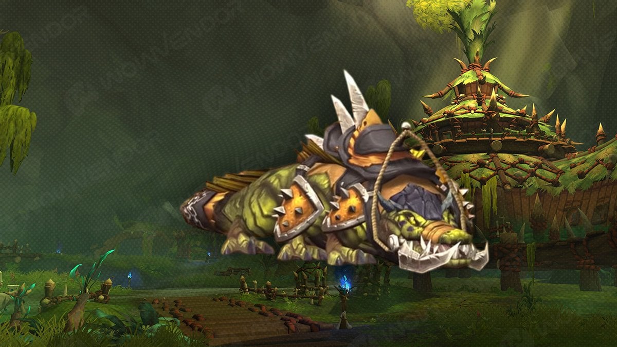 New Midnight mounts showcase: Brawler's Guild Basilisk model.