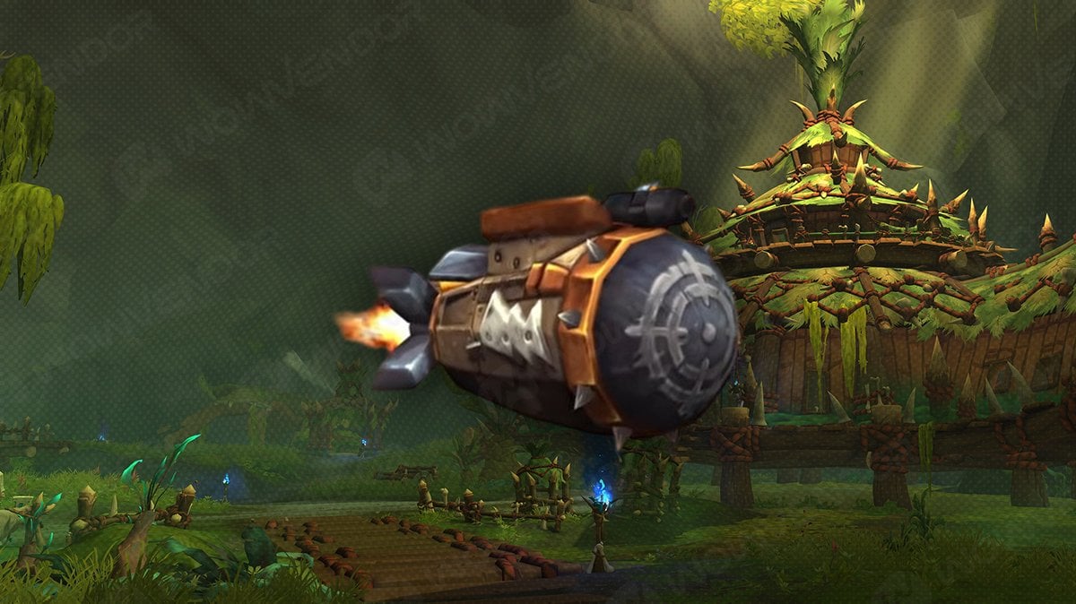 New Midnight mounts showcase: Brawler's Guild rocket model.