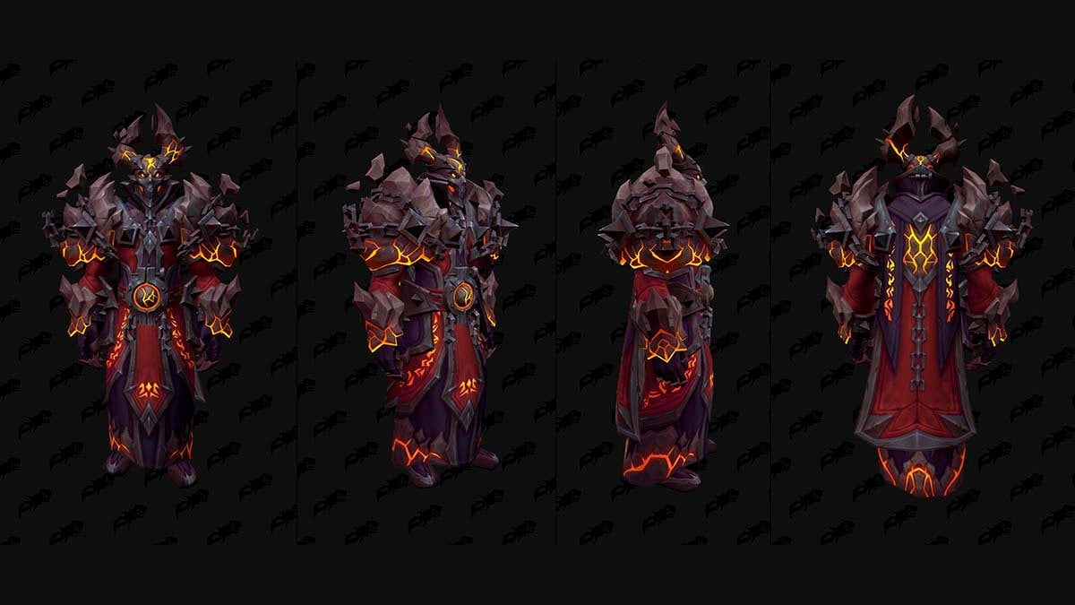 Warlock tier set Midnight Season 1.
