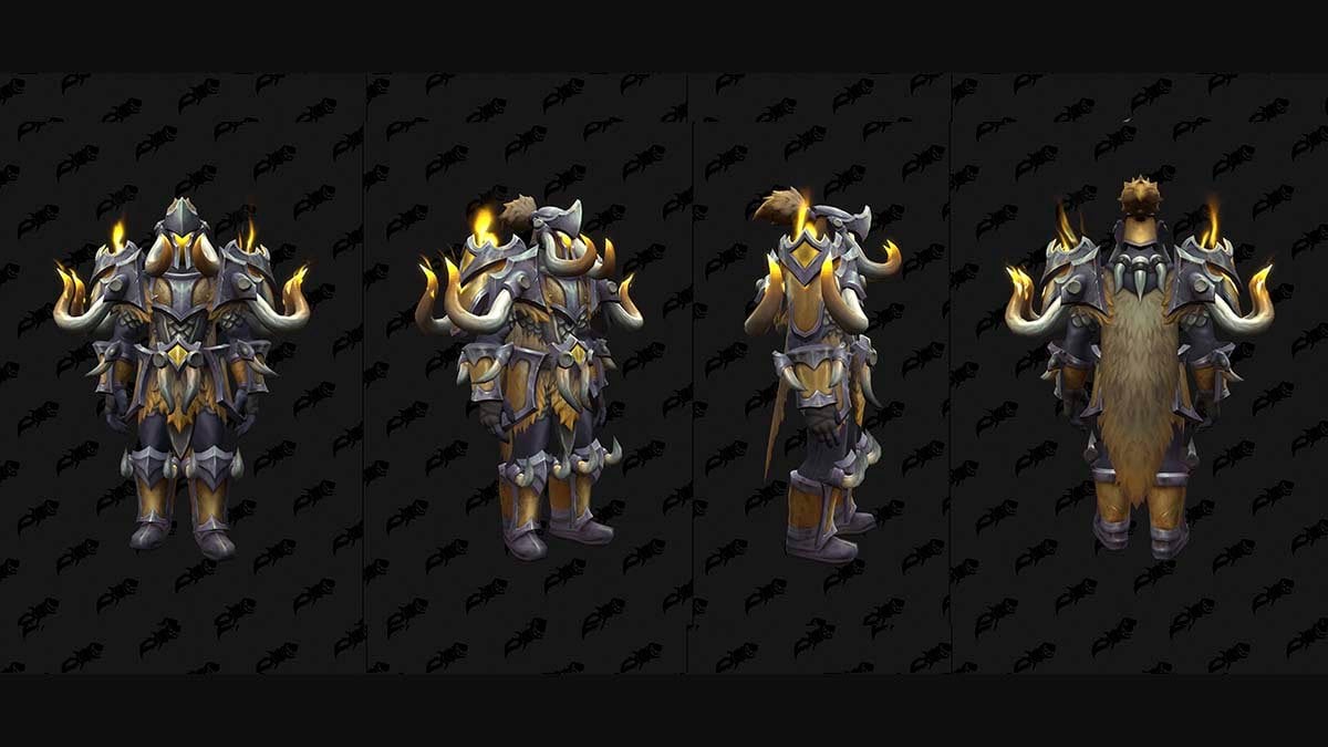Warrior tier set Midnight Season 1.