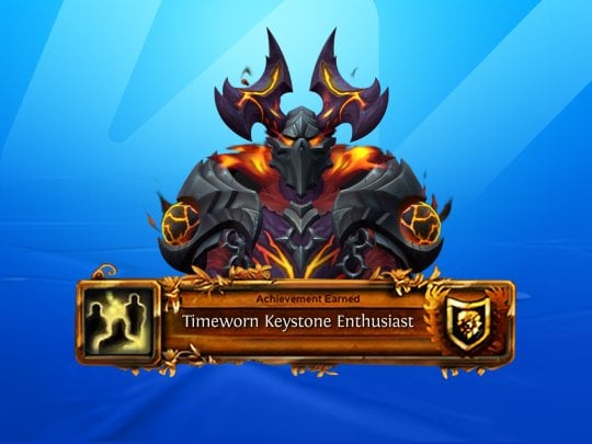 Timeworn Keystone Enthusiast achievement