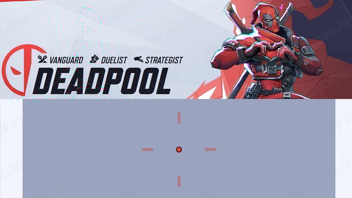 Marvel Rivals Deadpool crosshair showcase.