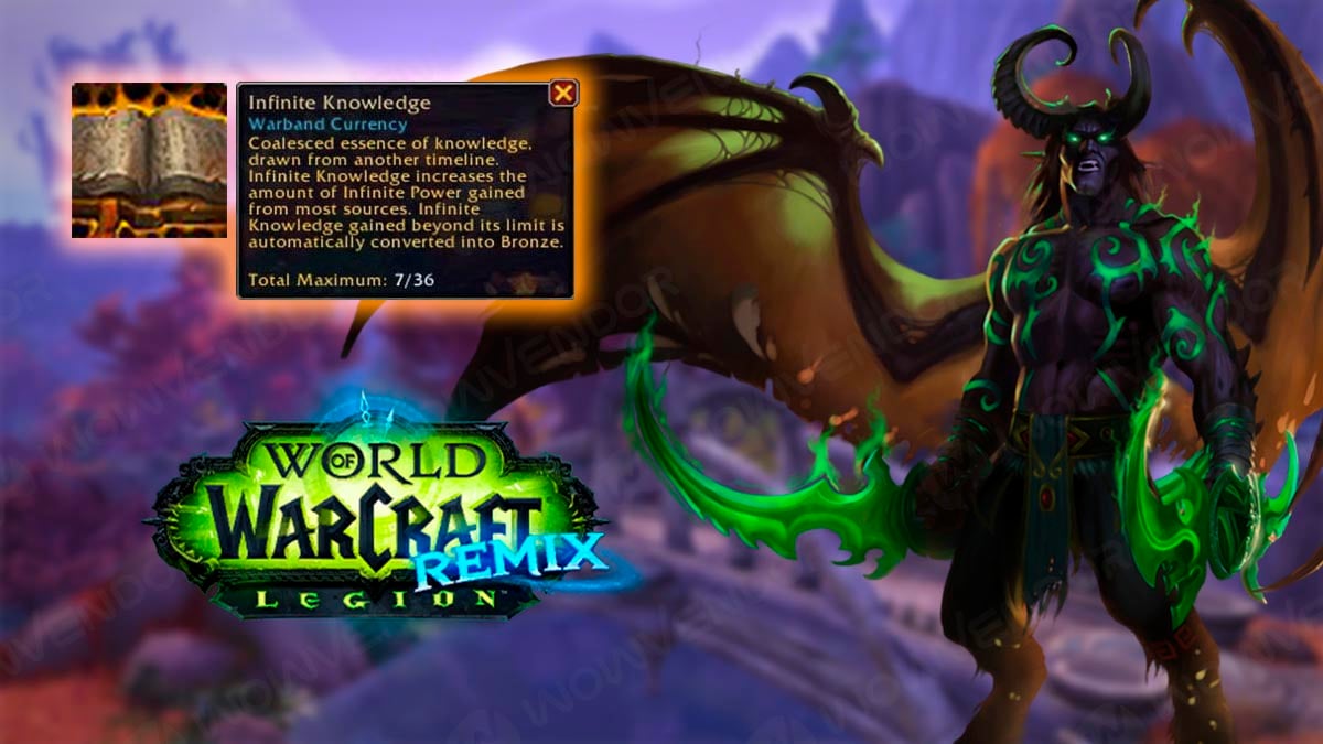 All Infinite Knowledge sources Legion Remix guide.