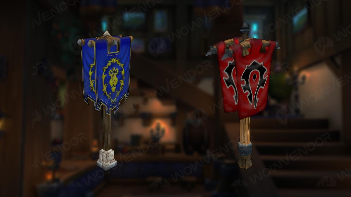 PvP Housing decor Alliance and Horde.