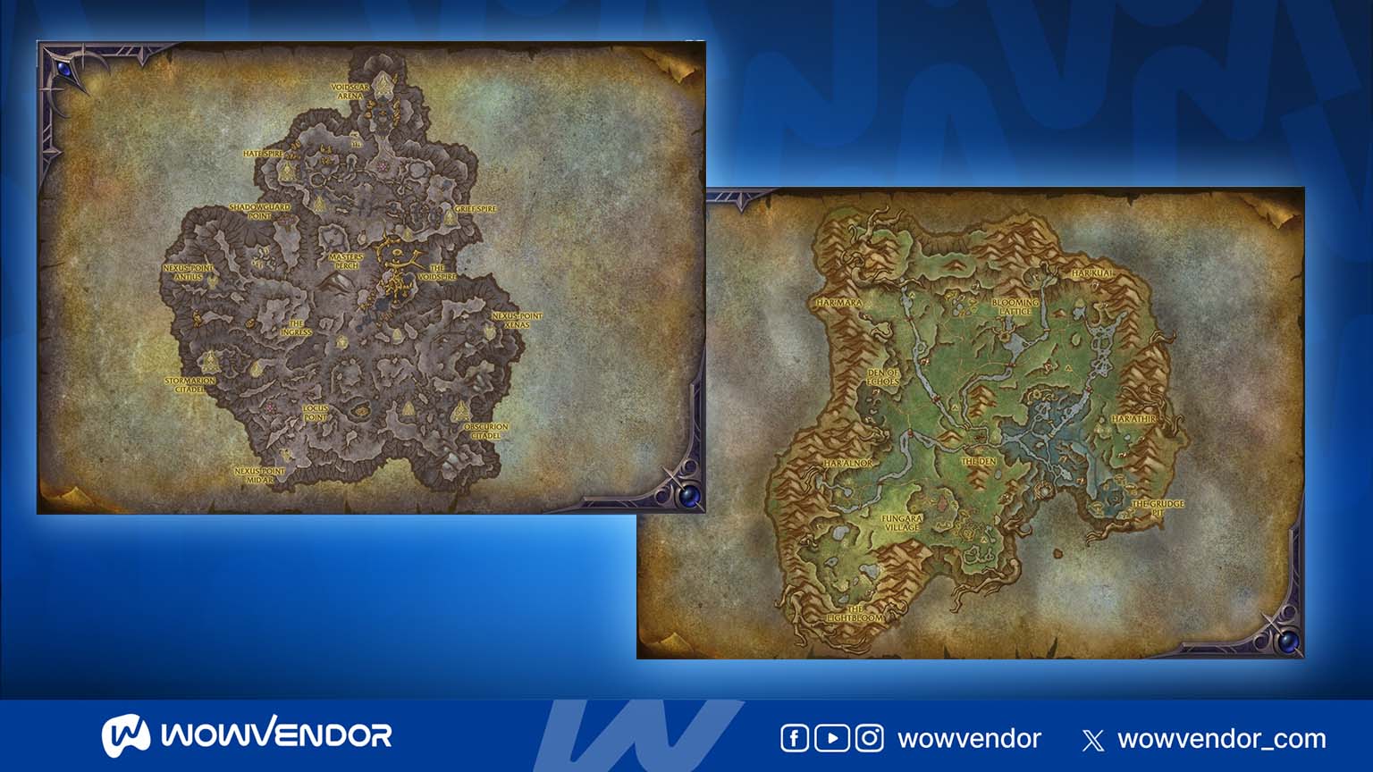 Midnight Leveling locations: The Void and Harandar