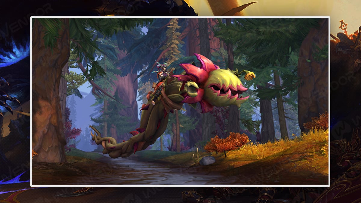 Trading Post April 2026 Vicious Snapvine mount showcase.