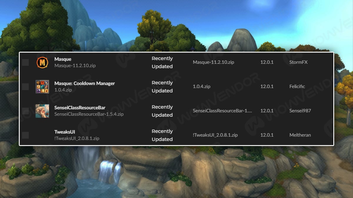 WoW Midnight UI set up guide: Required addons showcase.