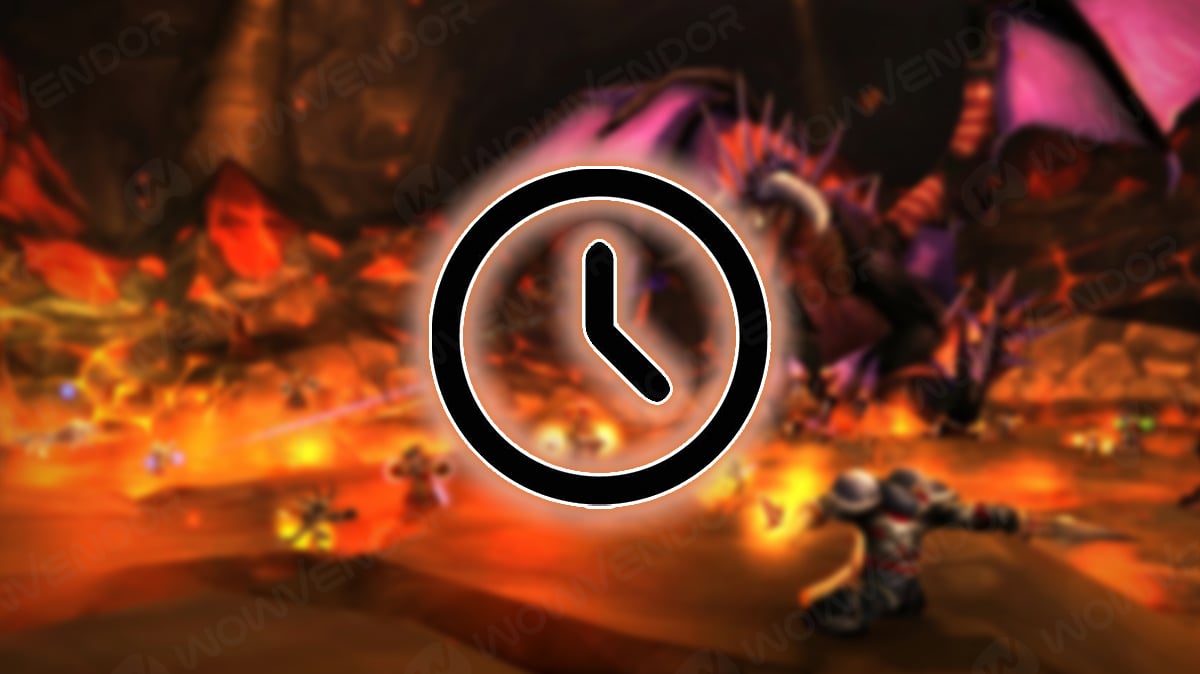 WoW Classic weekly reset timer showcase.